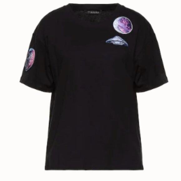 Mr & Mrs Italy Planetary Tee Black S - Picture 2 of 14